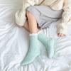 Women's Thicken Coral Velvet Socks Winter Soft Warm Casual Floor Socks Cute Mid-Tube Homewear Sleep Socks 1 Pair