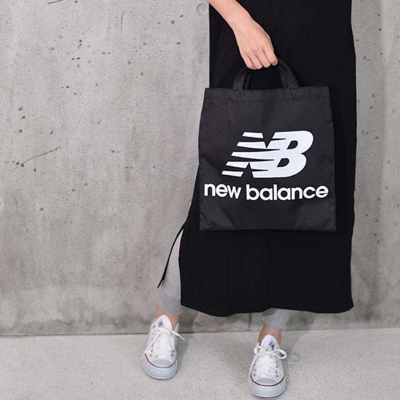 New Balance Fabric Tote Bag Shopping Bag Portable Crossbody Bag Shoulder Bag Unisex Black New Balance JABL8704