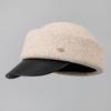 British retro equestrian hat women's autumn and winter versatile face small knitted cap fashionable and elegant temperament top hat