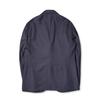 Bants Worsted Wool 3B Single Blazer - Navy