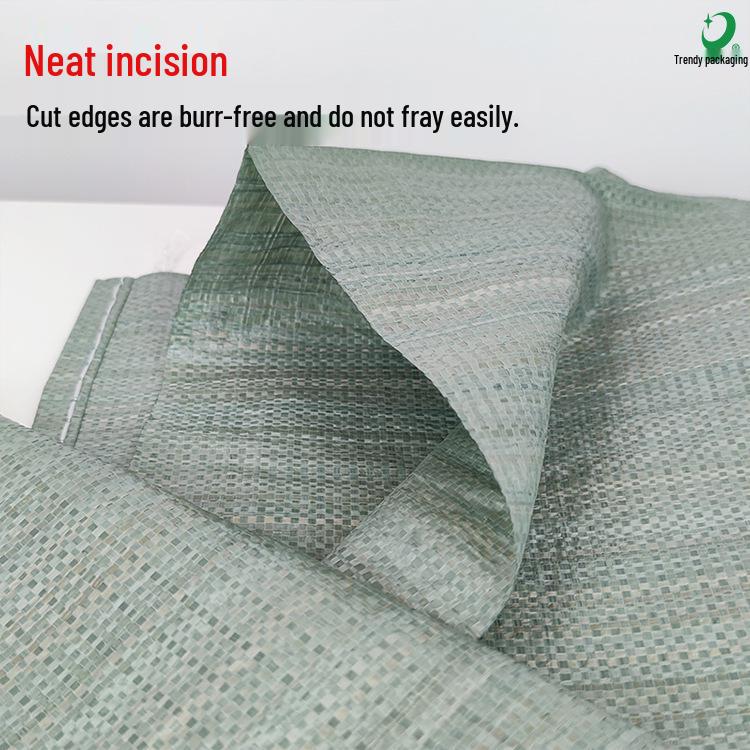 Thickened Grey-Green Snake Skin Burlap Bag for Industrial and Logistics Packaging