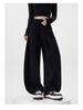 Plus Size High-Waist Casual Wide-Leg Pants for Women - Autumn/Winter Collection
