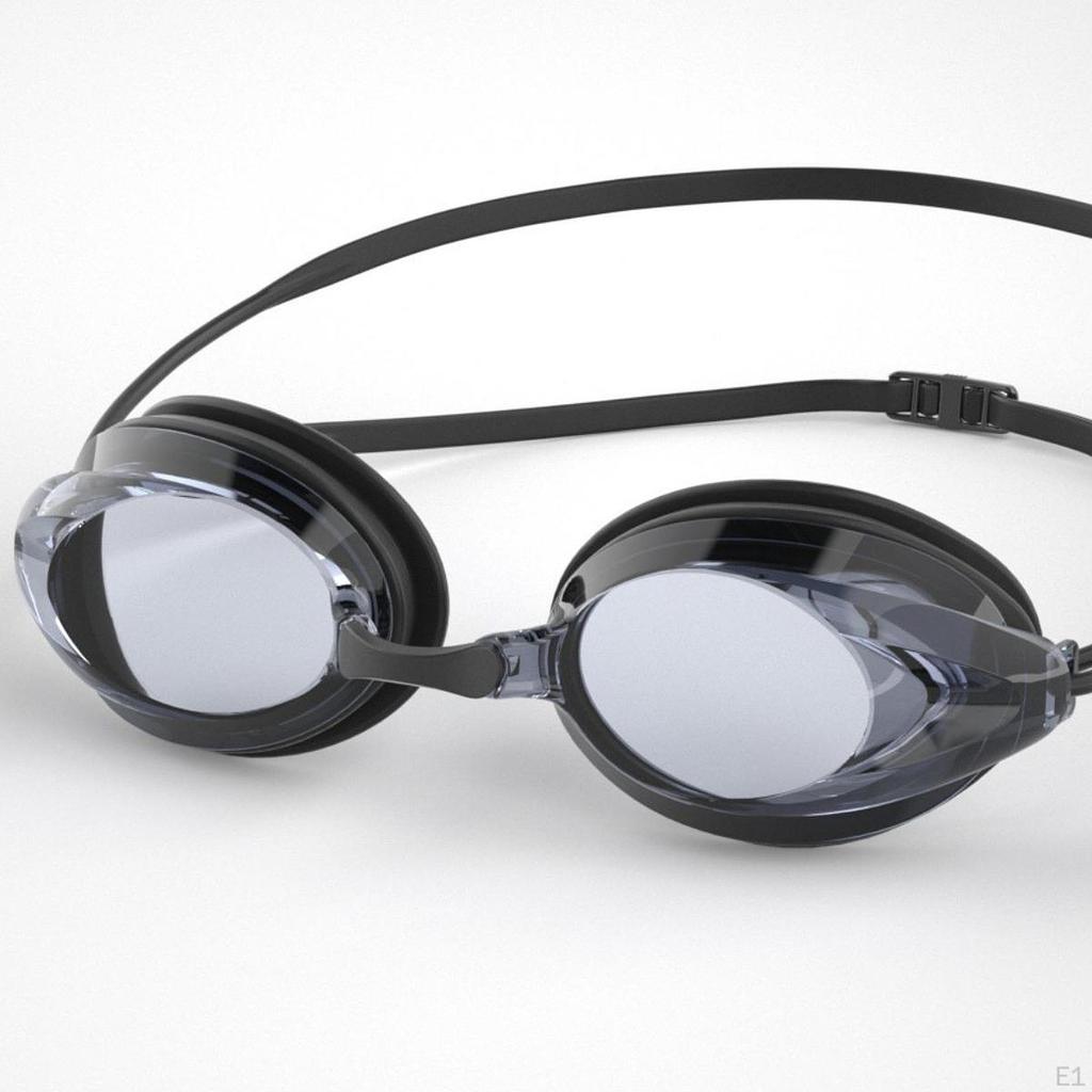 Silicone Swimming Goggles Eyewear Leakproof Clear View Double Straps Soft Glasses for Men