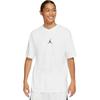 Jordan T Shirts Men's White Hooded Non Detachable Moderate Straight Fit (Unisex) T-Shirts DA9872 100