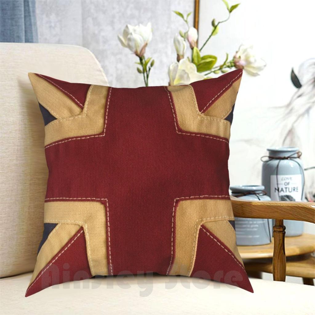 Union Jack Kissenbezug Bedruckt Zuhause Weiches Zierkissen Union Jack Union Jack Flagge England Großbritannien Britisch UK Groß