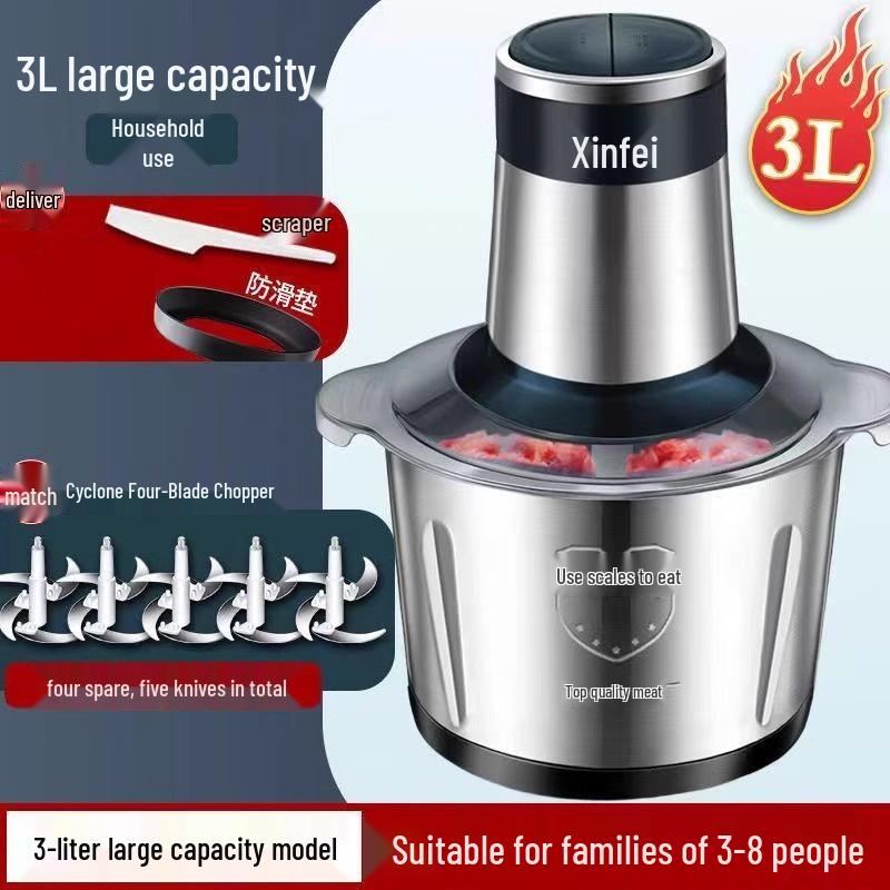 Xinfei Automatic Large-Capacity Meat Grinder & Baby Food Maker