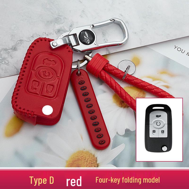 Buick Key Case: Compatible with Excelle, Verano, Envision, GL8, Regal, LaCrosse, Excelle GT