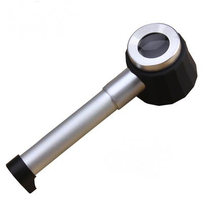 Handheld 20X Metal Spoon Shaped Led Magnifying Glass with Light and Scale