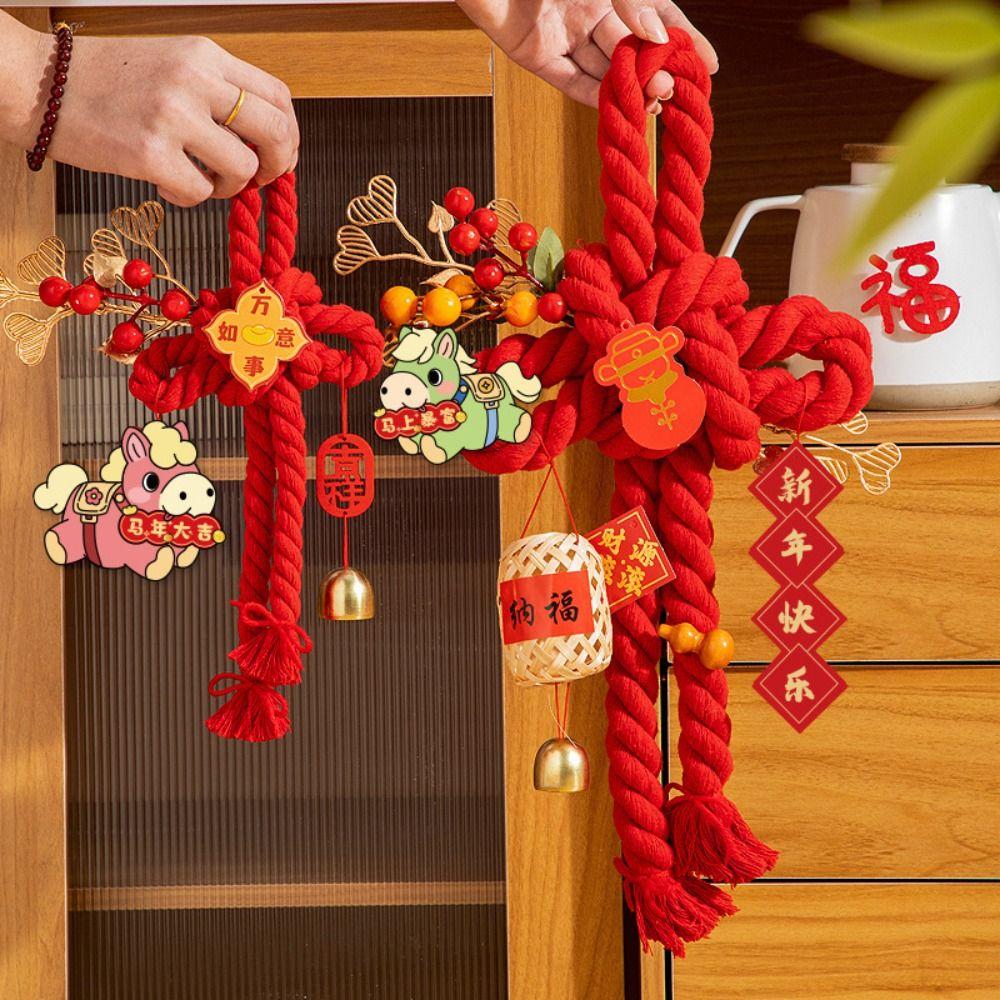 Good Luck Spring Festival Pendant Horse Year New Year Decoration  Housewarming