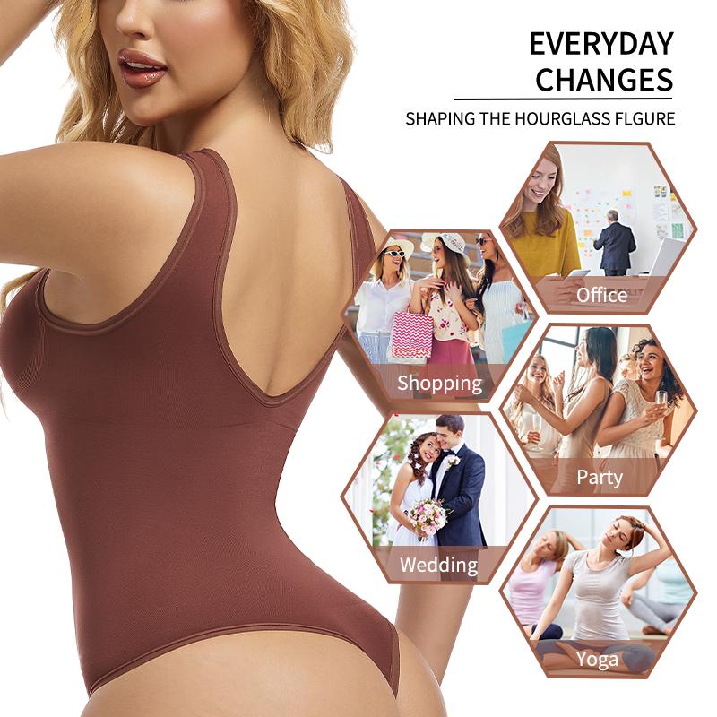 Seamless Lingeries Shapewear For Women MISS MOLY Backless Tummy Control Thong Tanks Tops Waist Trainer Butt Lifter Bodyshape