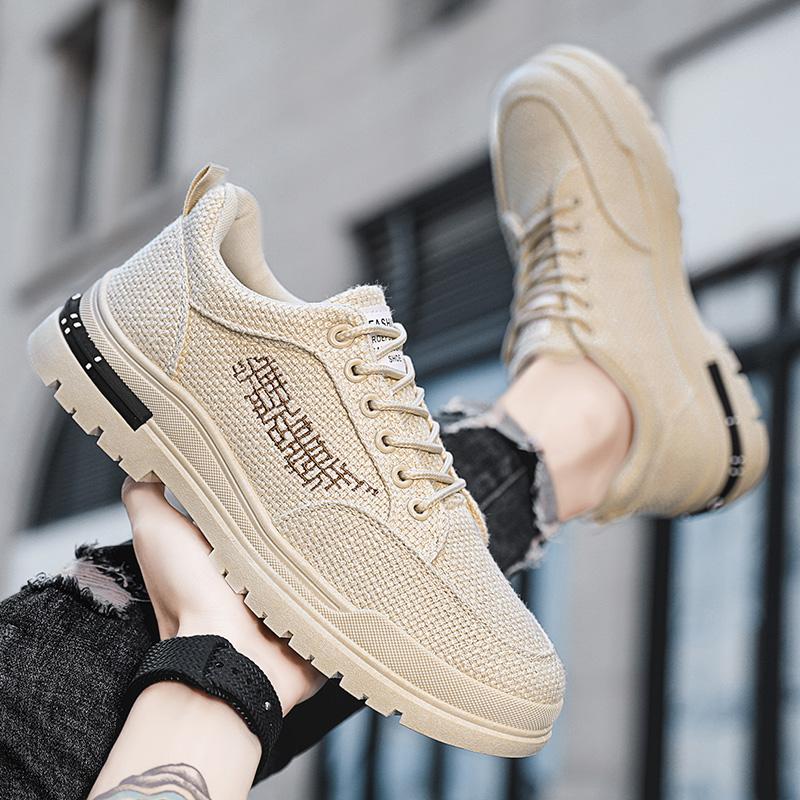 Fashion New Casual Sneakers Men's Brand Board Shoe Designer Platform Soft Soled Casual Breathable Lightweight Walking Vulcanized Shoes