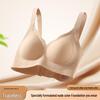 Plus Size Women's Underwear: Foundation Color, Thin Style, Adjustable, Anti-Sagging Bra for Big Chest Support