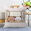 Cartoon Bubu and Dudu Pillow Anime Pillow Sofa Bed Head Pillow Cover Cushion Cover 45x45 cm Fashion