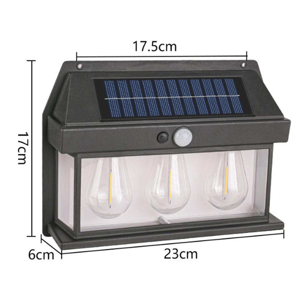 Powerful Outdoor Solar LED Street Light Waterproof Solar Lamp Garden Yard Pathway Wall Decoration External Lighting Fixture