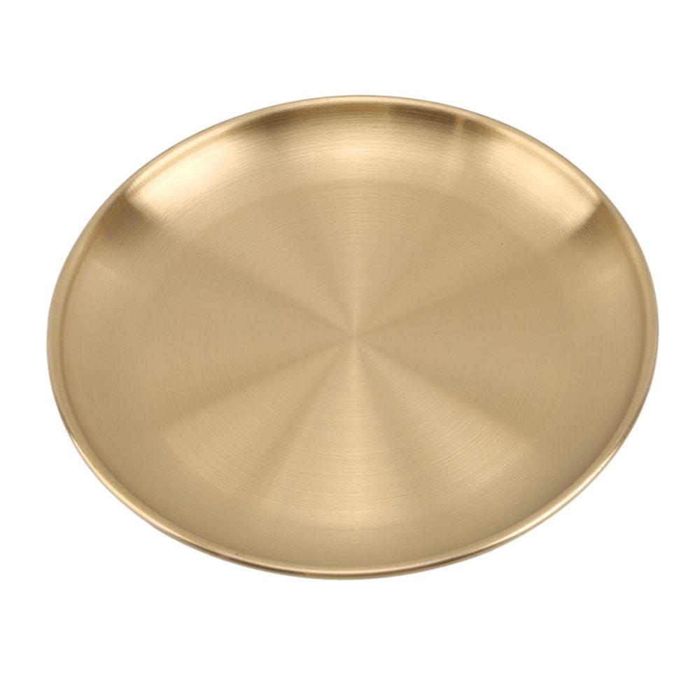 European Style Kitchen Round Western Steak Dining Plate Cake Tray Kitchen Tableware Serving Dish