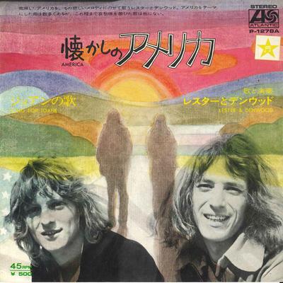 7inch Record LESTER & DENWOOD - Nostalgic America / Joan's Song P1278A ATLANTIC 1974 Japan Pop Used