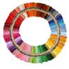 Cross-Stitch Embroidery Thread Set: 24-200 Polyester/Cotton Color Options