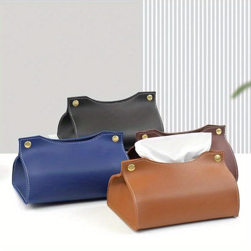 Taschentuchboxhalter Wohnzimmer Couchtisch Schreibtisch Einfache Serviettenbox Küchenaufbewahrung Papierbox Leder Organizer