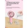 Handheld Mini Air Conditioner Spray Fanusb Rechargeable Portable Humidifier Mist Cooler Cooling Spray Humidifier Fan For Home