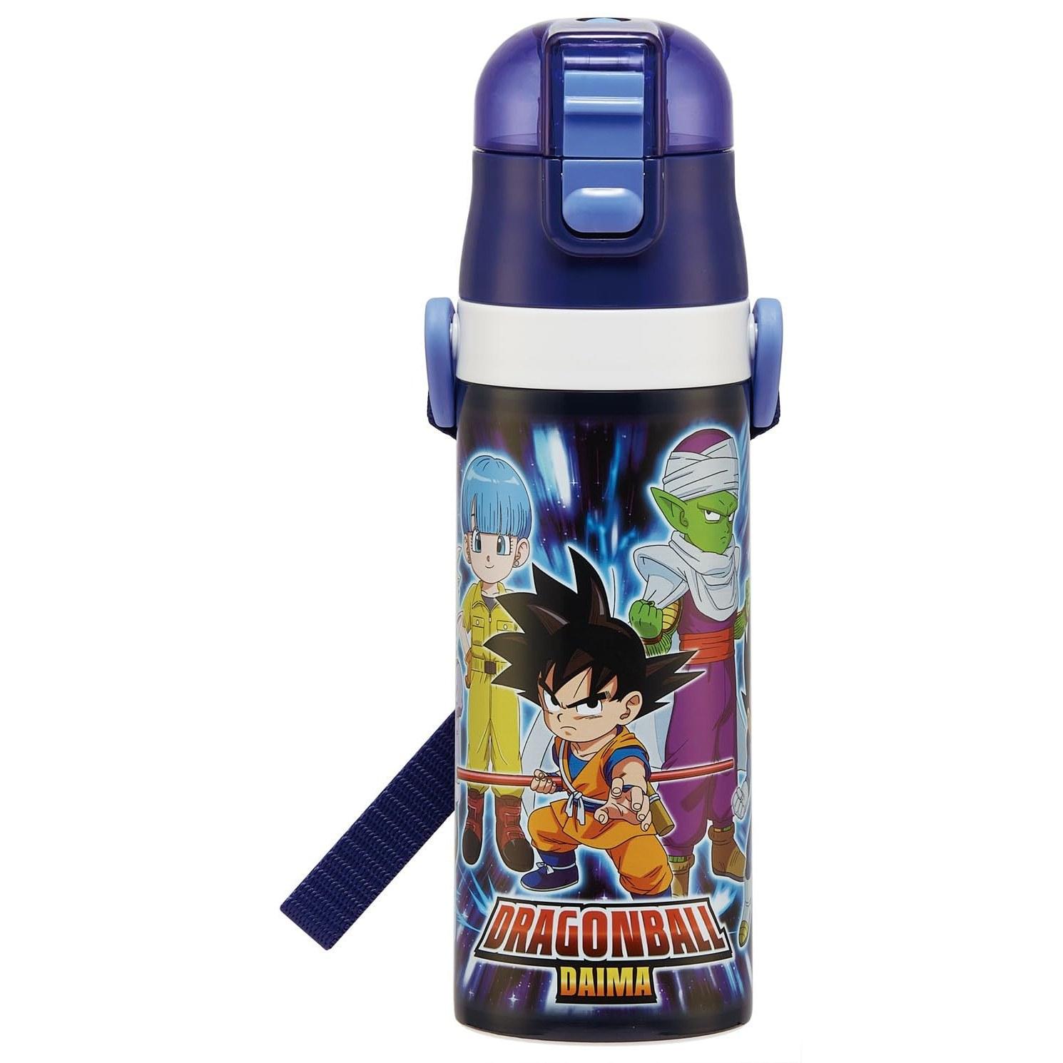 Skater water bottle children direct drinking 470ml Dragon Ball DAIMA boys insulated stainless steel lightweight type sports kids jug SDC4-A.