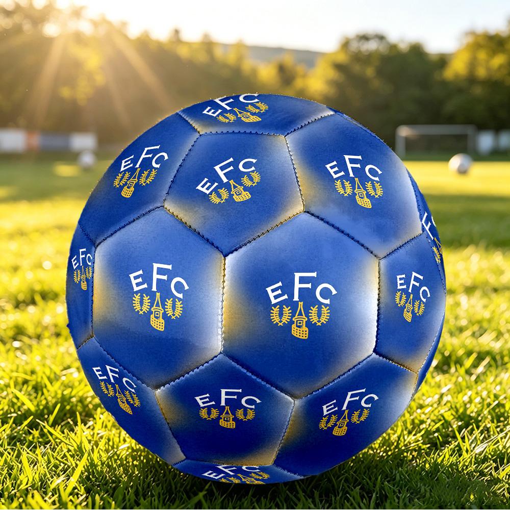 Pallone da Calcio Stampato Everton Football Taglia 5, Pallone da Partita Antiscivolo per Adulti Souvenir per Tifosi di Calcio
