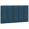 Vidaxl Headboard Pillow, Blue, 90 Cm, Velvety