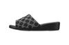 Stiefmütterchen 9335 Hausschuhe für Damen, Geprägtes Jacquardgewebe, Größe Klein, Rosa