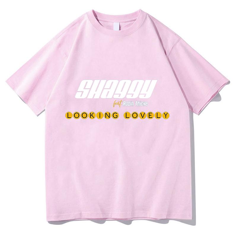Robin Thicke Shaggy Looking Lovely Merch T-shirts Men Women Summer Cotton Clothing Round Neck Short Sleeved Tee