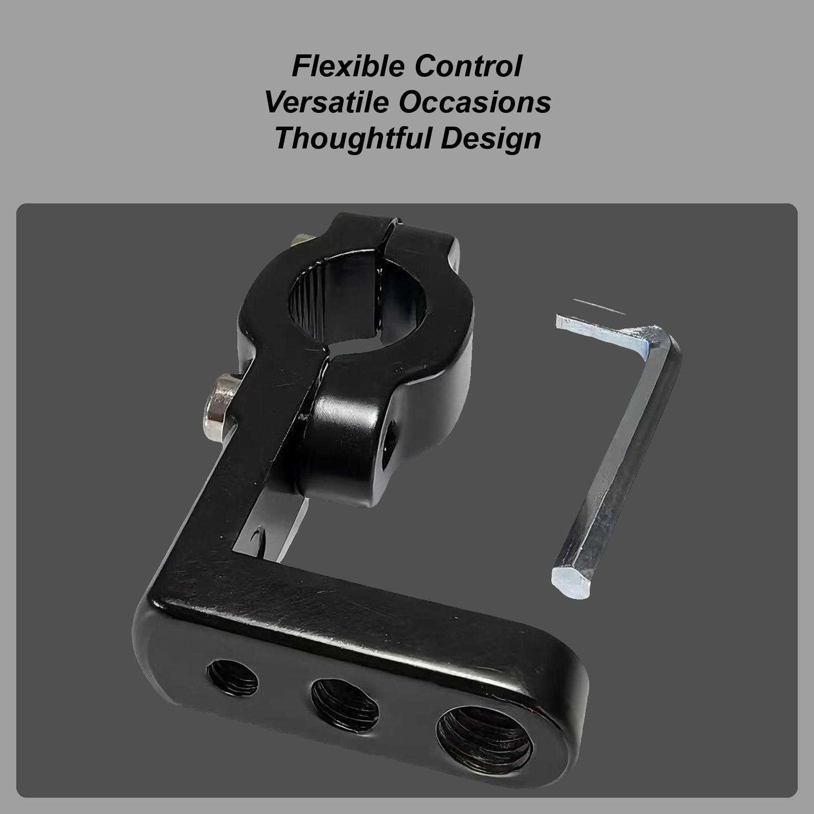 

Motorcycle Light Mount Adjustable Pole Clamp Frame Support Front Fork Lamp Mount Pole Brackets For Night Riding Outdoor China Mainland