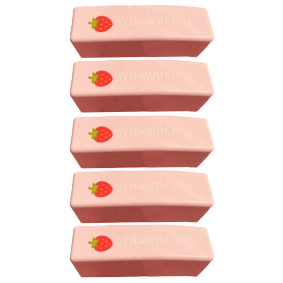 1/2/3/4/5/6Pcs Strawberry Jelly Stick Squeeze Toy Slow Rising Anxiety Stress Relief Chocolate Butter Stick Fidget Sensory Calming Toy