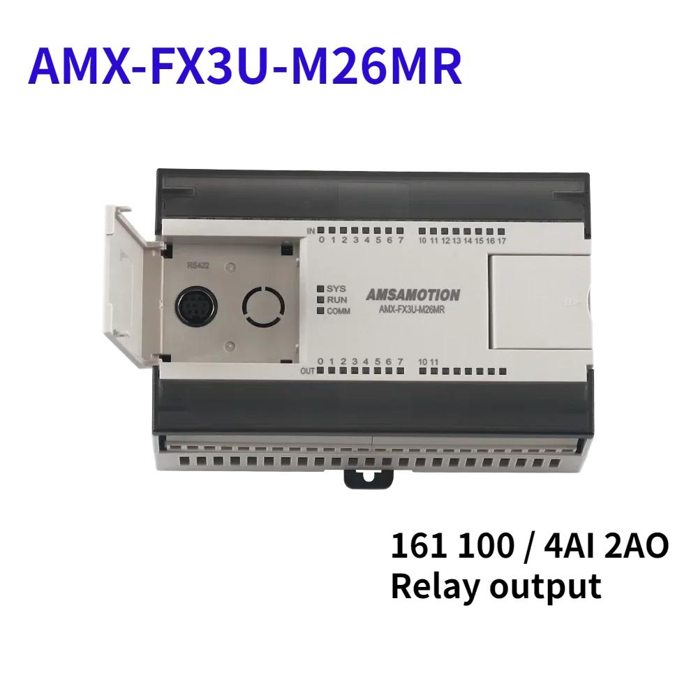Amsamotion FX3U-M26MR-E M26MT-E Replace For Mitsubishi MELSEC PLC 4AI/2AO MODBUS Analog Transistor Relay EM3 Module
