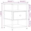 VidaXL Bedside Table Smoked Oak 40x42x56 Cm Engineered Wood 826027