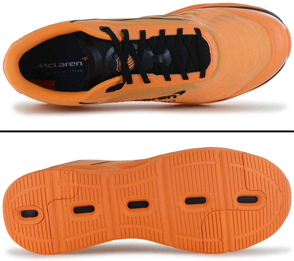 K-SWISS X McLaren F1 - Tubes Pro 2 - Sneakers da Uomo Scarpe Motorsport Arancione 09478-620-M ORIGINALE