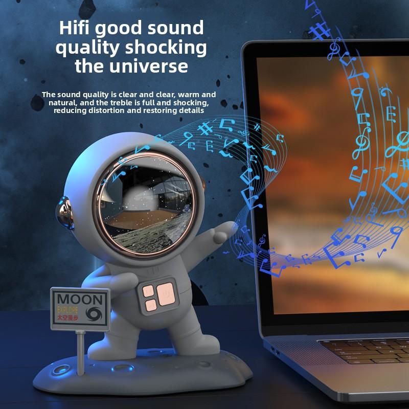 Bluetooth Audio Atmosphere Astronaut Desktop Wireless U Disk Speaker High Value Usb Charging Sound Quality