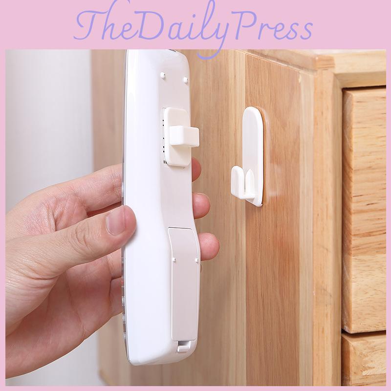 Selbstklebende Kunststoffhaken für moderne minimalistische Wandaufbewahrung, Heimdeko, Büro