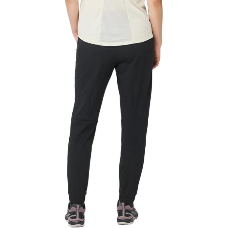 SALOMON Wayfarer Ease Comfortable Soft Breathable Elastic Waist Straight Casual Pants Women Bottoms Black LC2207400