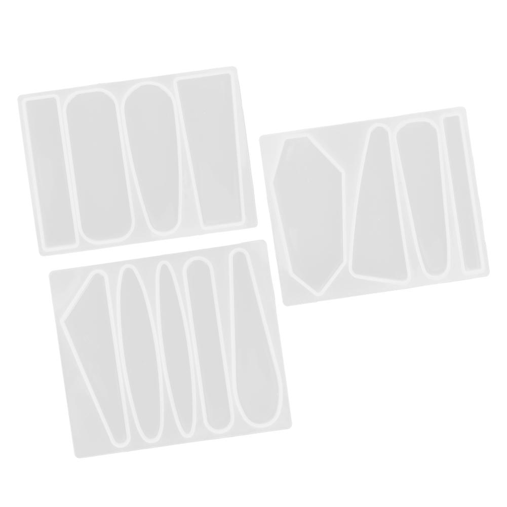 

2Pcs Barrette Mold Silicone DIY Hair Stick Making Geometric Epoxy Bobby Pin Tools Model C Model C