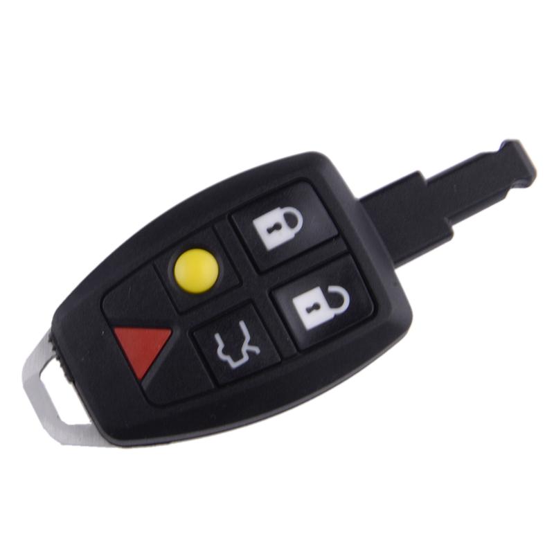 31252736 267T-5WK49259 5 Tasten Auto Fernbedienung Schlüsselanhänger Schale Gehäuse Passend für Volvo C30 C70 S40 V50 2011 2010 2009 2008 2007