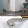 Waterproof Imitation Tile Skirting Board Sticker: Self-Adhesive, Thickened Marble, Solid Color, Wood Grain Wainscoting.