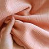 Double Layer Long Front Top and Bottom Solid Room Convenient Room Present S-Lifeeling Women's Pajamas, Gauze, Sleeves, Opening, Set, Cotton, Color,