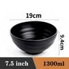 Fruit Salad Fast Food Tableware Japanese Style Plastics Noodles Bowl Household Ramen Bowl Soup Bowl