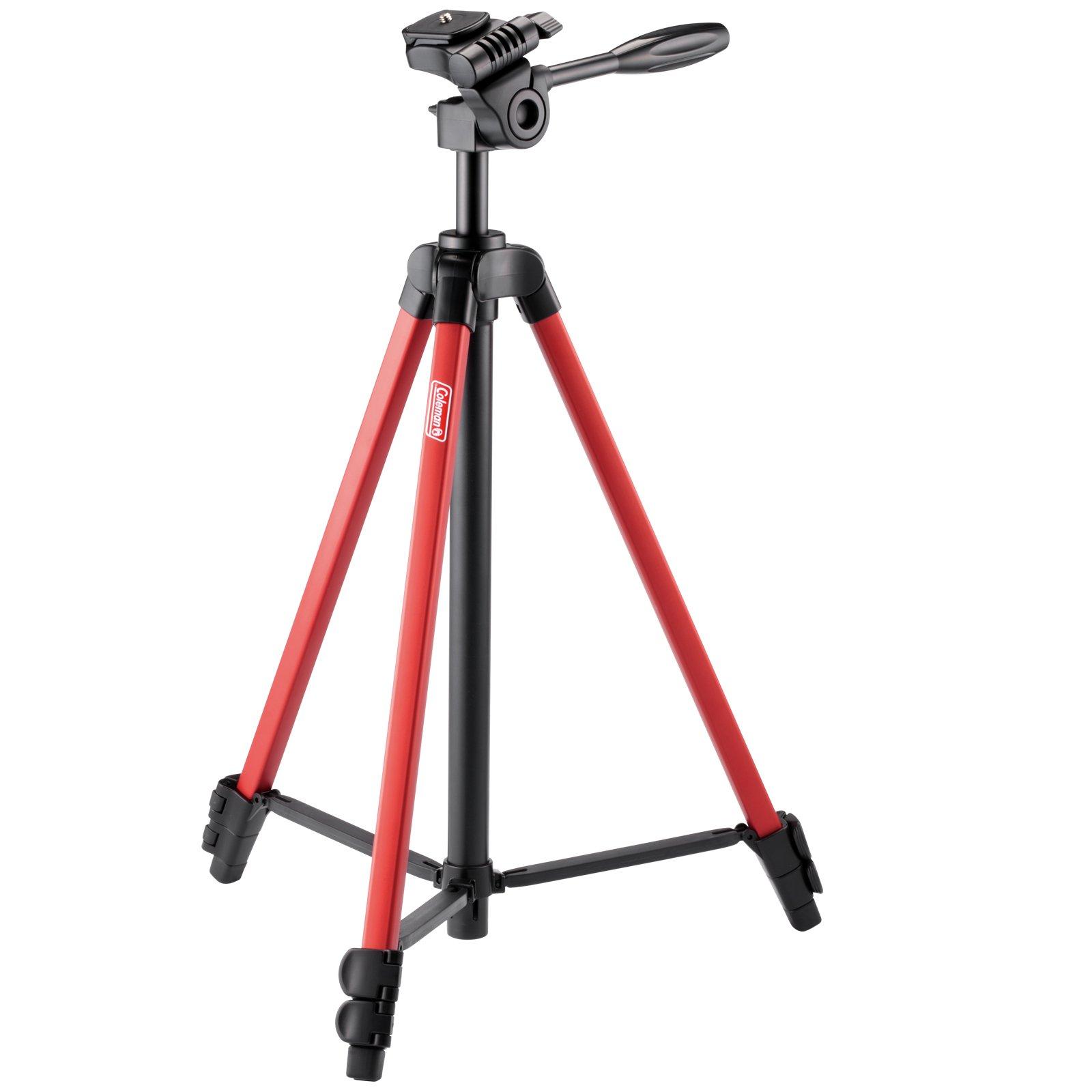 

Velbon Coleman RED Family Lever 17mm Leg Quick Shoe Aluminum Red & CV-3 Tripod, 3-Section, Lock, Diameter, Compact, 3-Way Head, Compatible, Legs,