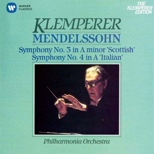 

CD KLEMPERER PHILHARMONIA ORCHESTRA Mendelssohn Symphony No. 3 Scotti WPCS23008 Warner Classics Japan ObiClassical Used