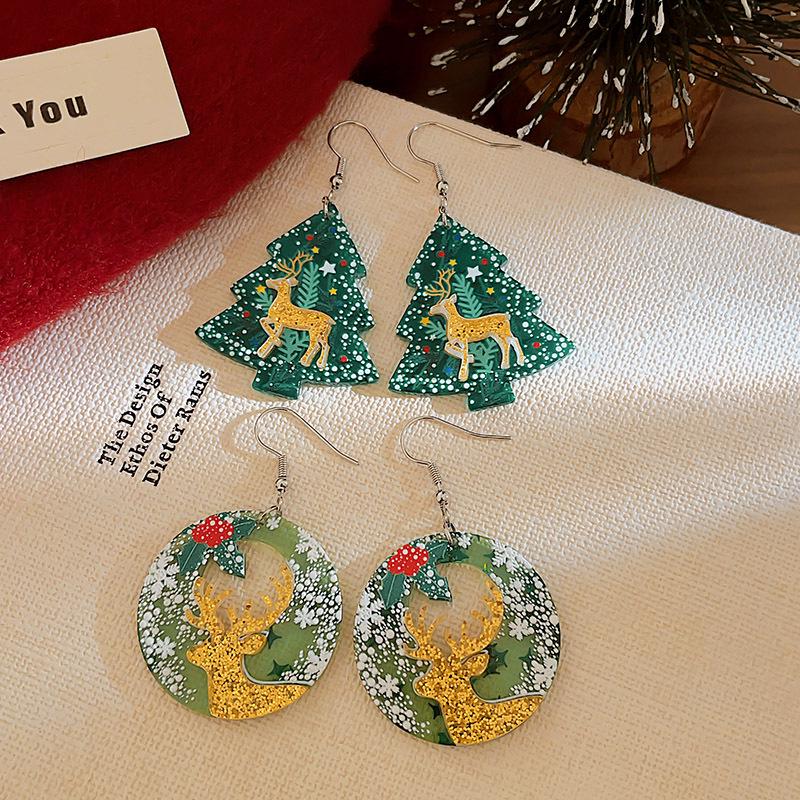 Elegant Christmas Stud Earrings: Cute & Festive Designs for Women - New 2026 Autumn/Winter Collection