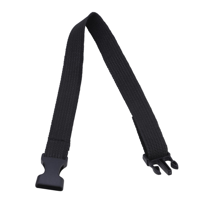 Cestovní uvázané nylonové zavazadlo s přivázaným nákladem Černé Odolný popruh na opasek s přezkou vačkou Cestovní sady Outdoor Camping Tool