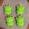 Soft And Washable Green Alien Cat Plush Keychain For Decoration Bags Backpack Handmade Doll Accessories
