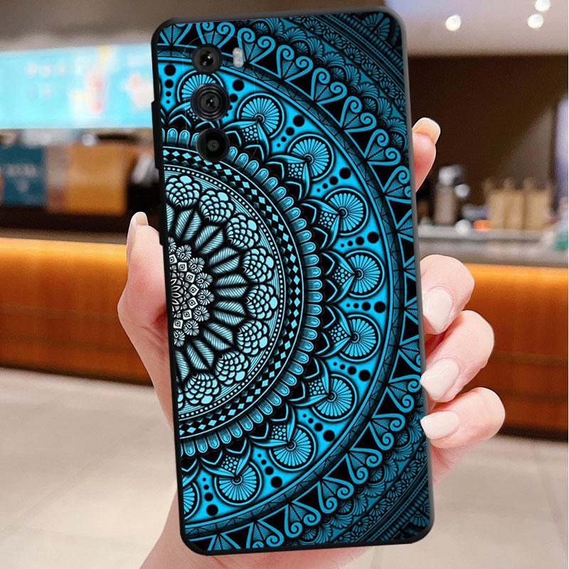 

Phone Case For Motorola Edge 50 40 Pro 60 50 40 30 Ultra Neo Fusion Moto G85 G72 G53 G54 G84 G13 G32 Mandala flower totem Moto G32