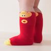 5 Pairs Breathable Infant Socks Fun Cartoon Prints Moisture Wicking New Year'S Socks For Daily Activities