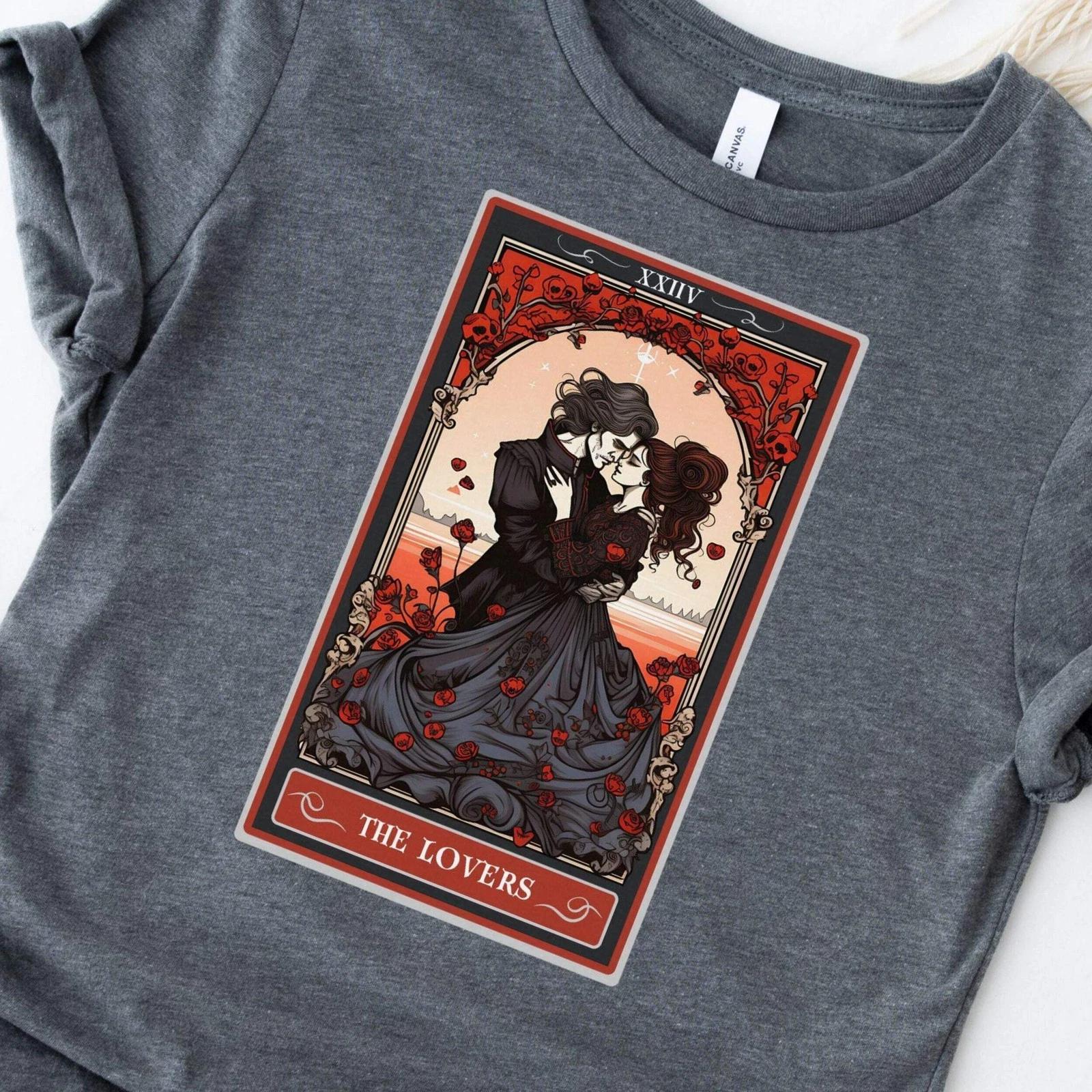 The Lovers Tarot Card Shirt, Valentines Day XL