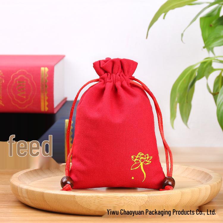 Blank Cotton Canvas Drawstring Bag for Custom Logo and Storage